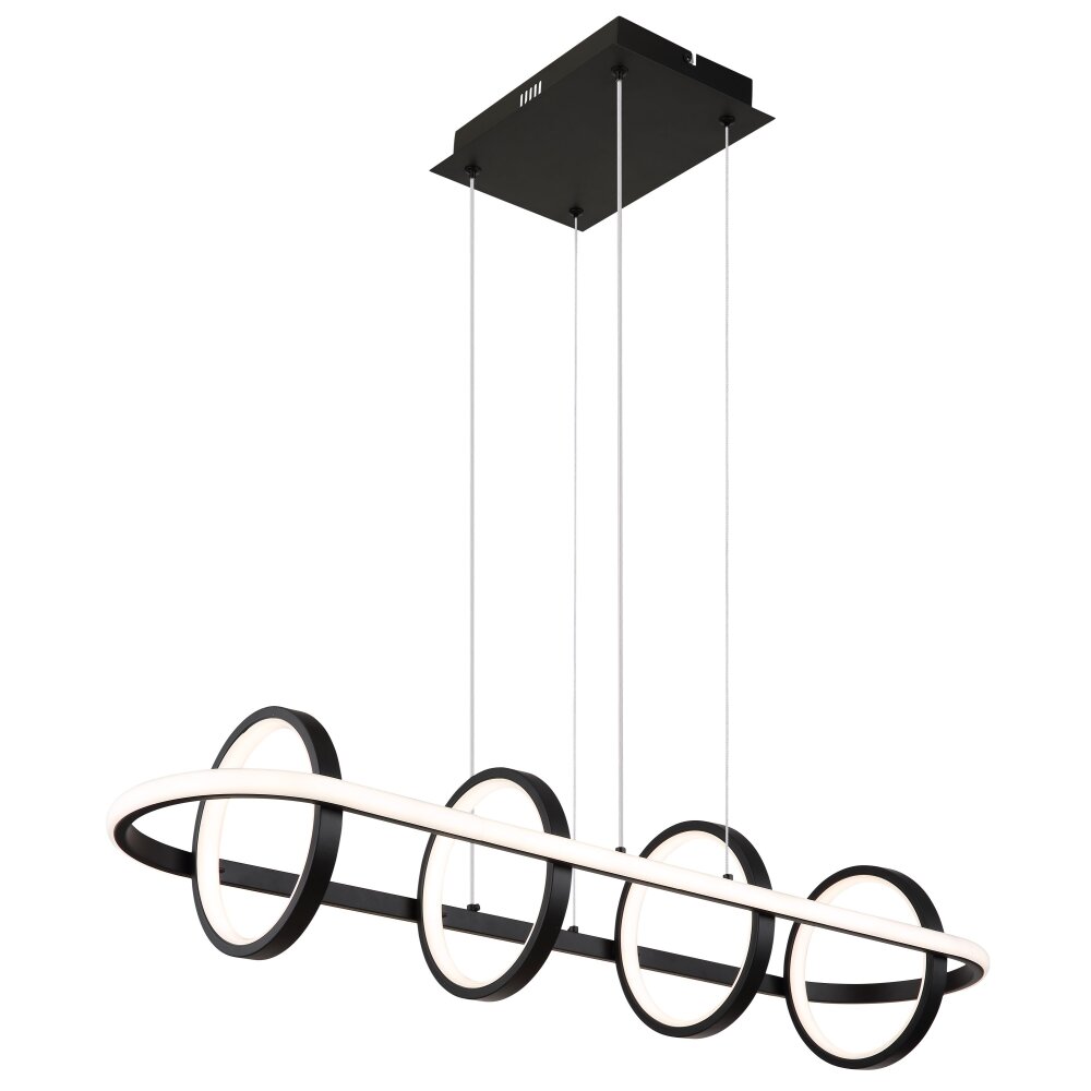Suspension Globo WOLFHARD LED Noir, 1 lumière, Télécommandes main product photo