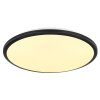 Plafonnier Globo XANDER LED Noir, Blanc, 1 lumière