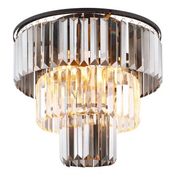 Plafonnier Globo NAXIS Noir, 3 lumières