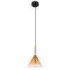 Suspension Globo LOPUSA Laiton, Noir, 1 lumière