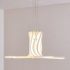 Suspension Bangor LED Blanc, 1 lumière