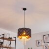 Suspension Meldal Noir, 1 lumière