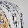 Suspension Tawasu Chrome, 4 lumières