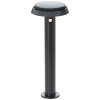 Lampadaire d'extérieur Brilliant Alvero LED Noir, 1 lumière, Détecteur de mouvement