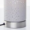 Lampe de table Brilliant Scarlett Argenté, 1 lumière