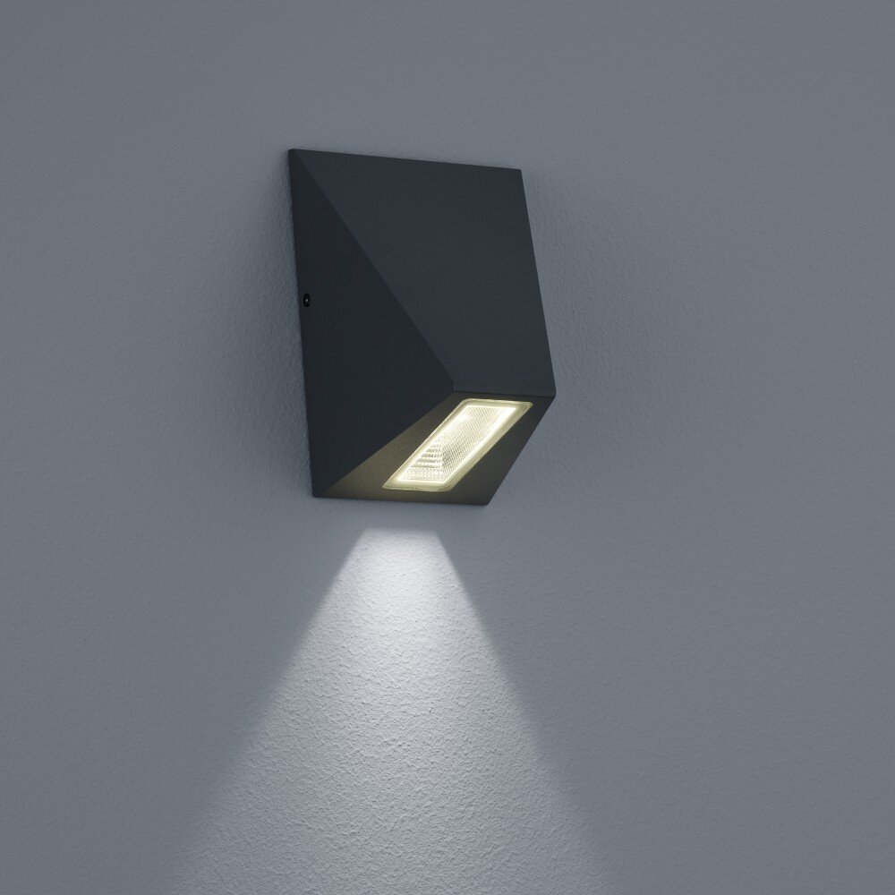 Lampe murale d'extérieur Helestra Trim LED Noir, 1 lumière main product photo