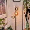 Lampadaire - Verre 12 cm, 15 cm Remaisnil Noir, 3 lumières