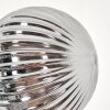 Lampadaire - Verre 12 cm, 15 cm Remaisnil Noir, 3 lumières