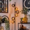Lampadaire - Verre 15 cm Gastor Ambre, Fumé, 6 lumières