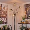 Lampadaire - Verre 15 cm Koyoto Clair, 5 lumières