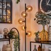 Lampadaire - Verre 15 cm Gastor Ambre, 5 lumières