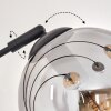 Lampadaire - Verre 15 cm Koyoto Ambre, Clair, Fumé, 5 lumières