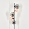 Lampadaire - Verre 12 cm, 15 cm Remaisnil Noir, 5 lumières