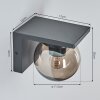 Applique murale d'extérieur Aquin Anthracite, 1 lumière