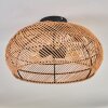 Plafonnier 40 cm Brandala Noir, 3 lumières