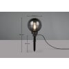 Lampe de table Reality BOLO Fumée, 1 lumière