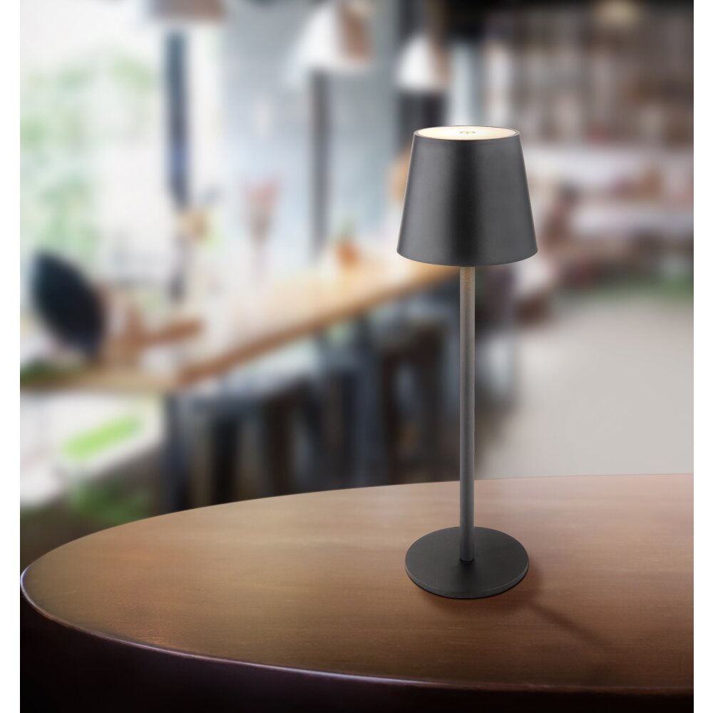 Salgadinho Lampe de table d'extérieur Luminaires Globo Lighting LED Anthracite, 1 lumière main product photo