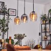 Vevino Suspension Ambre, Clair, Fumé, 3 lumières
