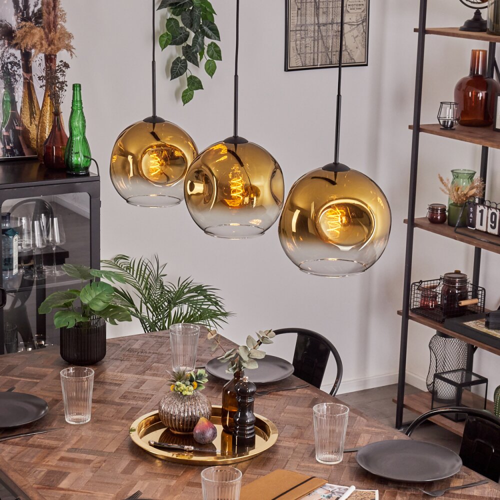 Ripoll Suspension Or, Clair, 3 lumières main product photo