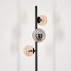 Remaisnil Lampadaire Ambre, Fumé, 3 lumières