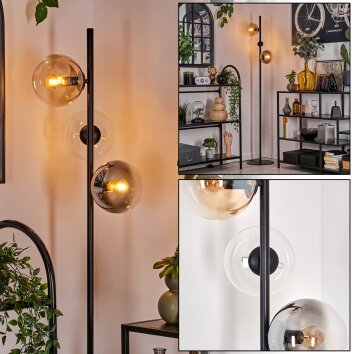 Gastor Lampadaire 31 cm Noir, 3 lumières Gastor Lampadaire 31 cm Noir, 3 lumières