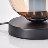 Koyoto Lampe à poser 15 cm Noir, 1 lumière