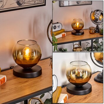 Koyoto Lampe à poser 15 cm Noir, 1 lumière Koyoto Lampe à poser 15 cm Noir, 1 lumière