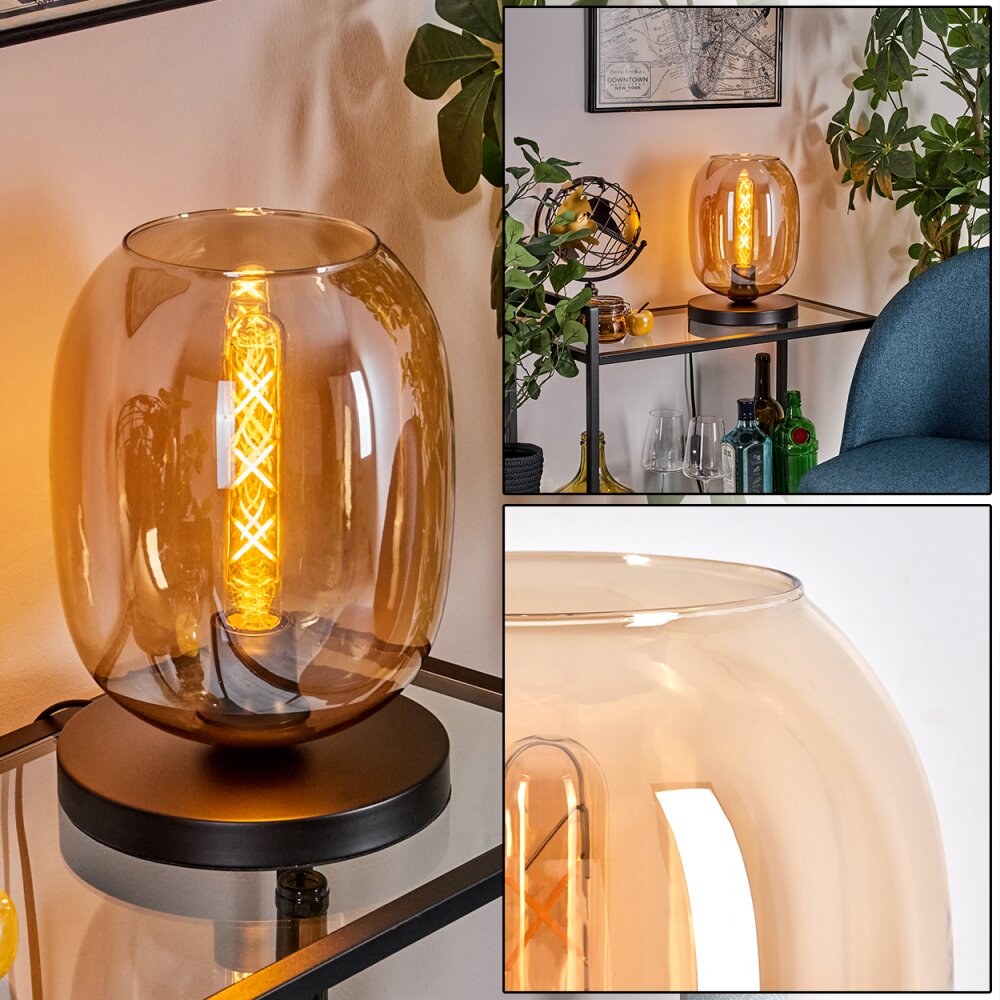 Apedo Lampe à poser Noir, 1 lumière main product photo