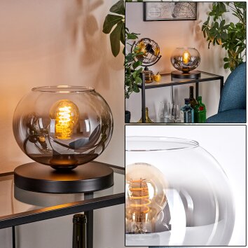 Apedo Lampe à poser Noir, 1 lumière Apedo Lampe à poser Noir, 1 lumière