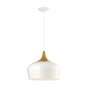 Suspension Eglo OBREGON Bois clair, Rose, 1 lumière