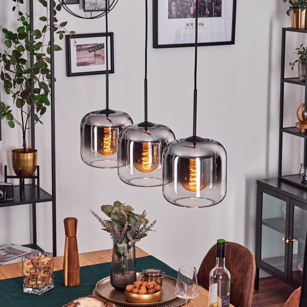 Lauden Suspension Chrome, Clair, 3 lumières main product photo