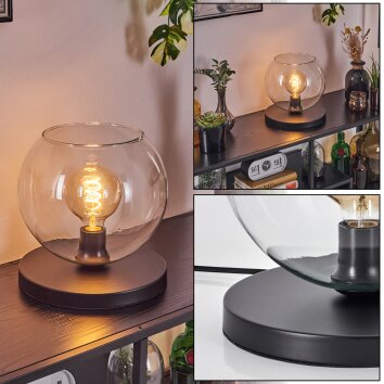 Koyoto Lampe à poser 25 cm Noir, 1 lumière Koyoto Lampe à poser 25 cm Noir, 1 lumière