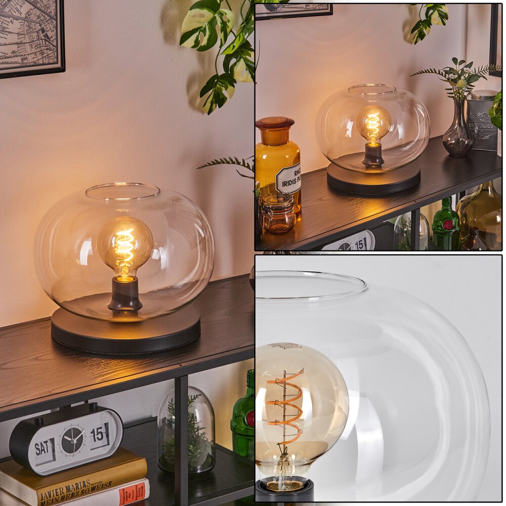 Apedo Lampe à poser Noir, 1 lumière main product photo