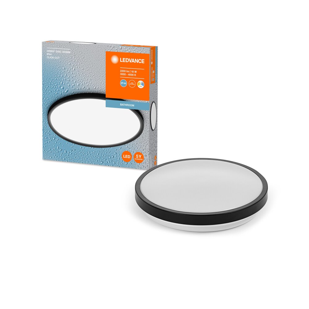 Bathroom Luminaire de salle de bain Luminaires Ledvance LED Noir, 1 lumière main product photo