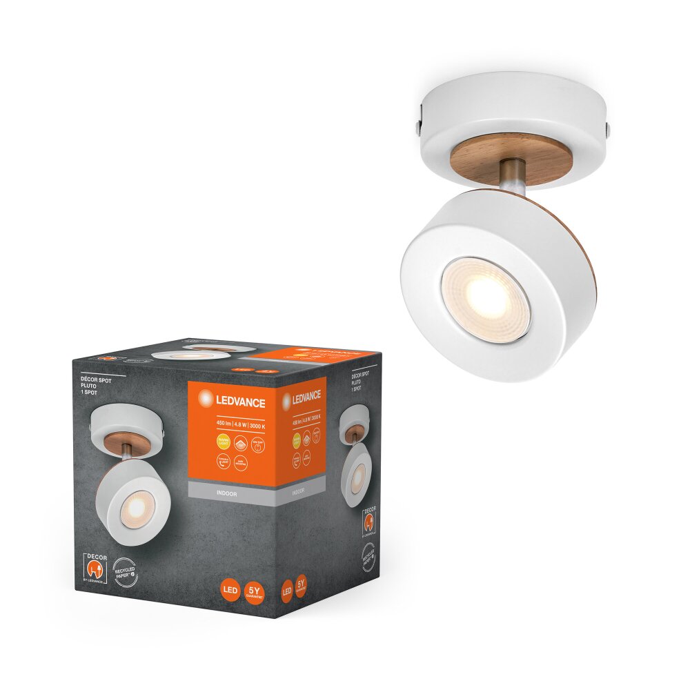 Decor Plafonnier Luminaires Ledvance LED Blanc, 1 lumière main product photo