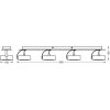 Decor Plafonnier Luminaires Ledvance LED Noir, 4 lumières