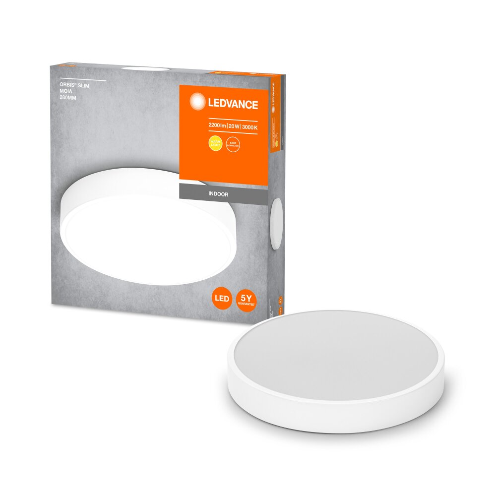 Orbis Plafonnier Luminaires Ledvance LED Blanc, 1 lumière main product photo