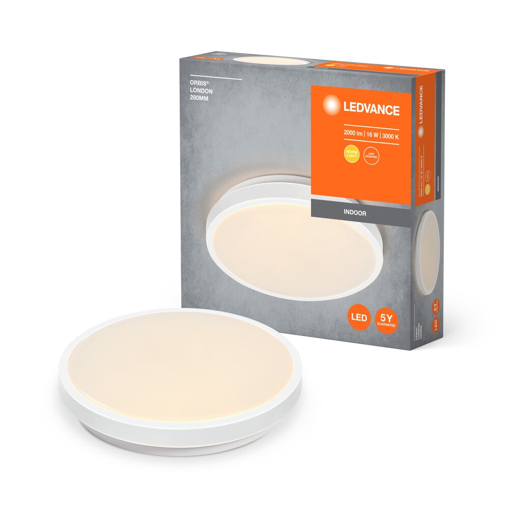 Orbis Plafonnier Luminaires Ledvance LED Blanc, 1 lumière main product photo