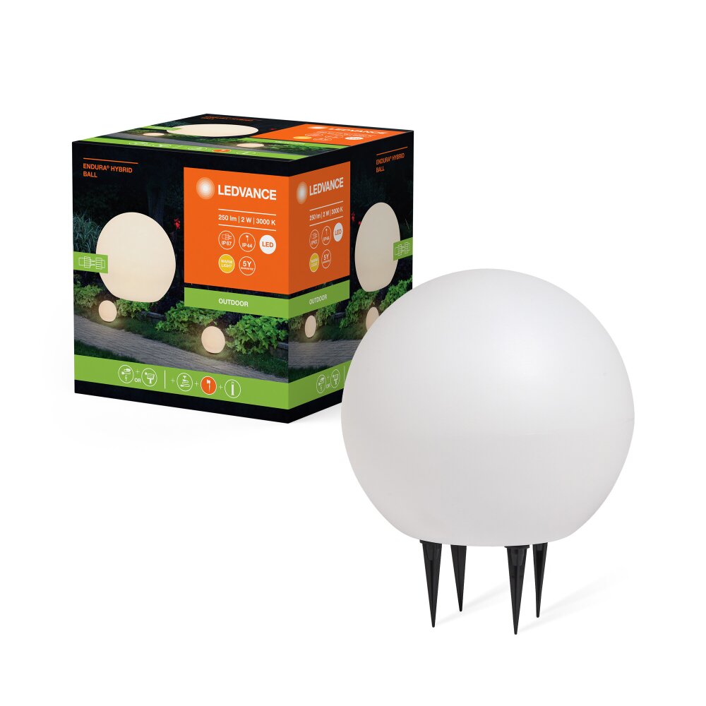 Endura Spot de jardin Luminaires Ledvance LED Blanc, 1 lumière main product photo