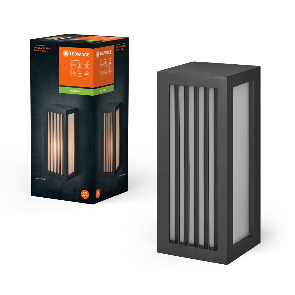 Endura Applique murale Luminaires Ledvance Gris, 1 lumière main product photo