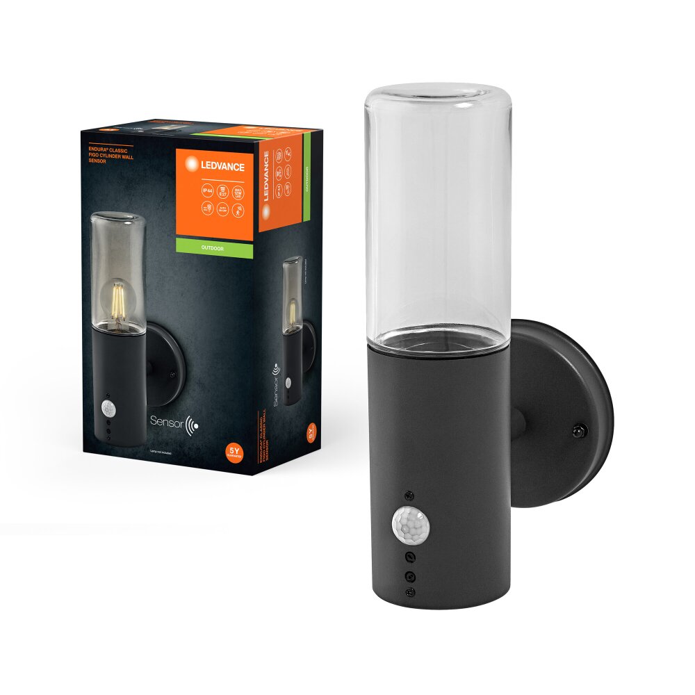 Endura Applique murale Luminaires Ledvance Gris, 1 lumière main product photo