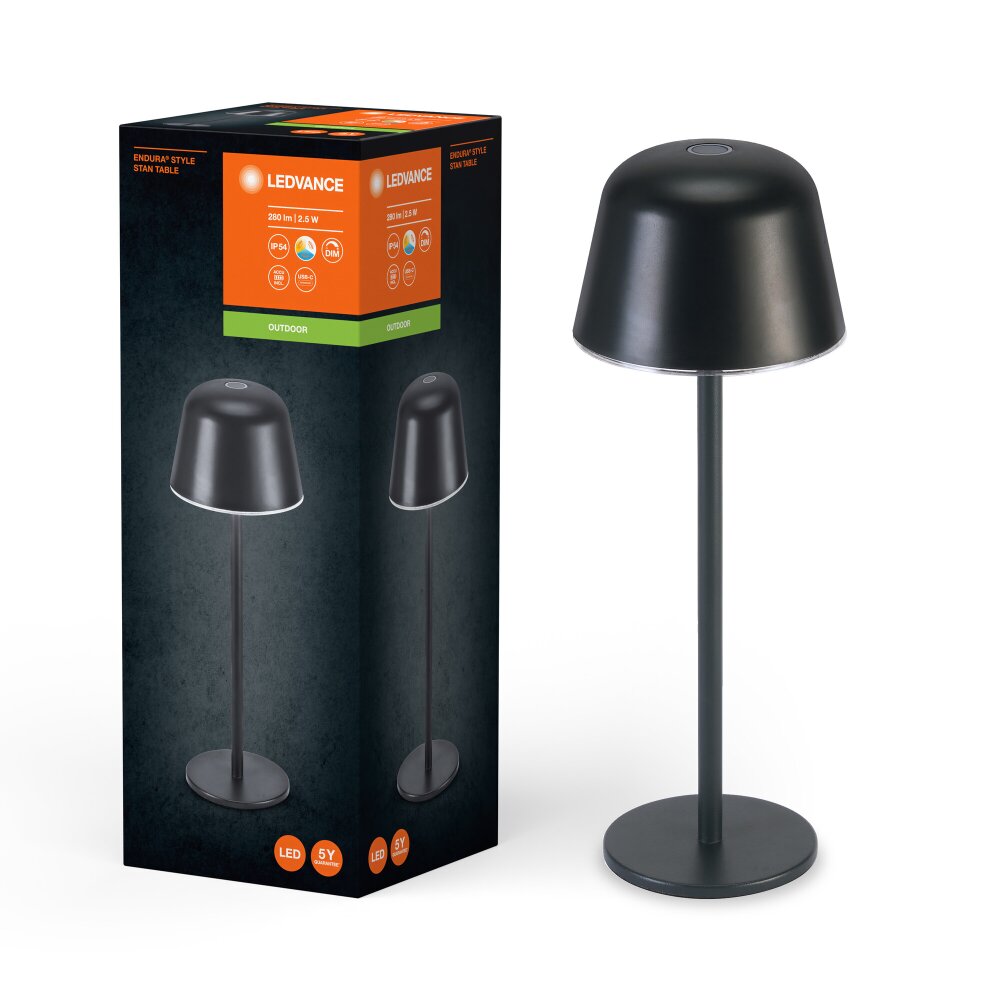 Endura Lampe à poser Luminaires Ledvance LED Gris, 1 lumière main product photo