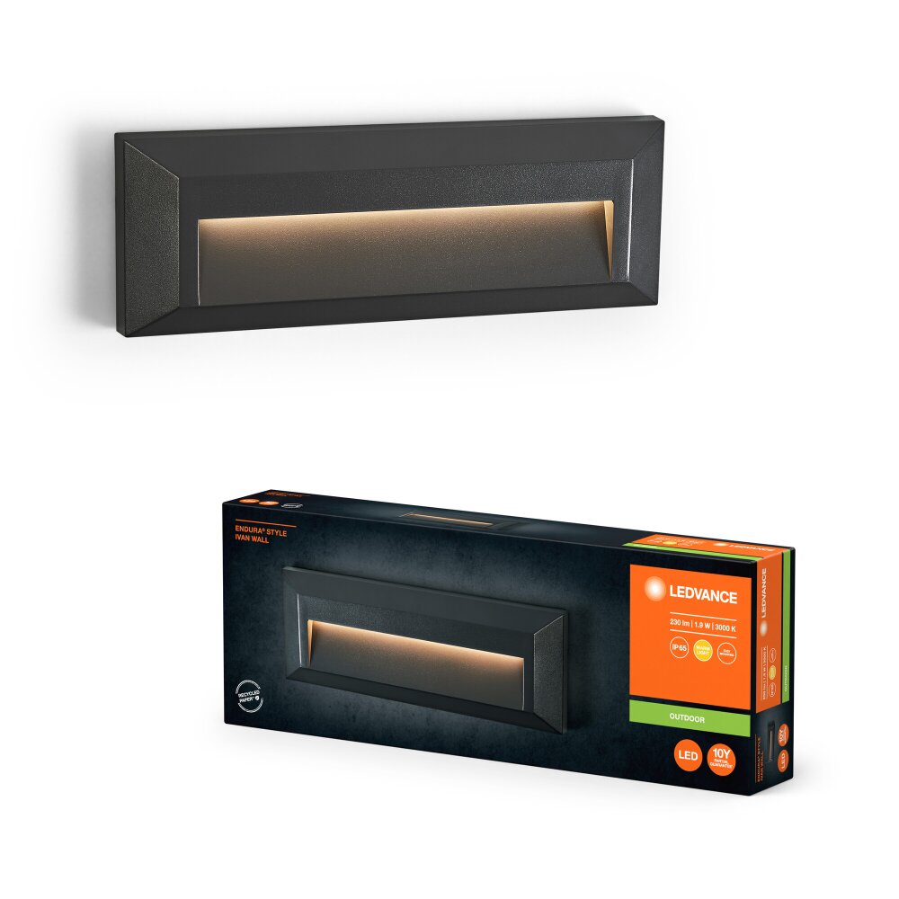 Endura Lampe murale d´extérieur Luminaires Ledvance LED Gris, 1 lumière main product photo