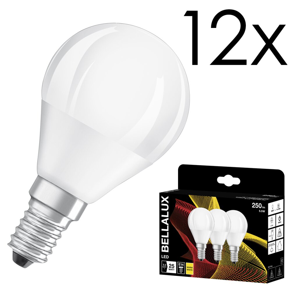 E14 LED 3.3 Watt blanc chaud 250 Lumen main product photo