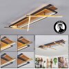 Cascada Plafonnier LED Laiton, Écru, Noir, 1 lumière Cascada Plafonnier LED Laiton, Écru, Noir, 1 lumière