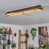 Cascada Plafonnier LED Laiton, Écru, Noir, 1 lumière Cascada Plafonnier LED Laiton, Écru, Noir, 1 lumière