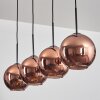 Koyoto Suspension Cuivré, 4 lumières