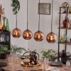 Koyoto Suspension Cuivré, 4 lumières