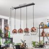 Ripoll Suspension Clair, Cuivré, 4 lumières
