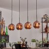 Ripoll Suspension Cuivré, 4 lumières